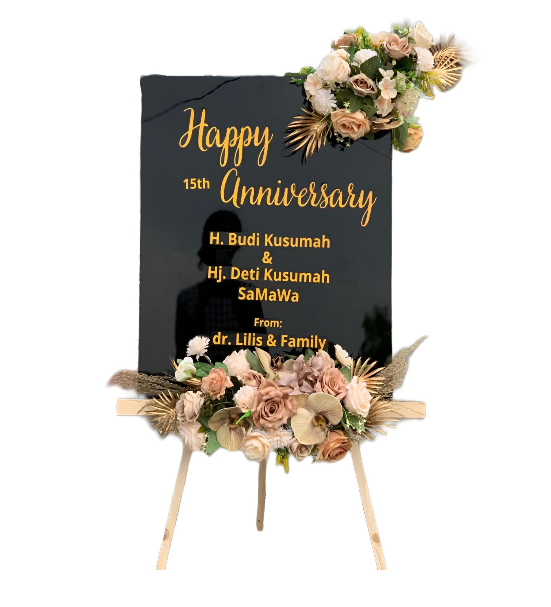 Papan Bunga Akrilik Karangjati