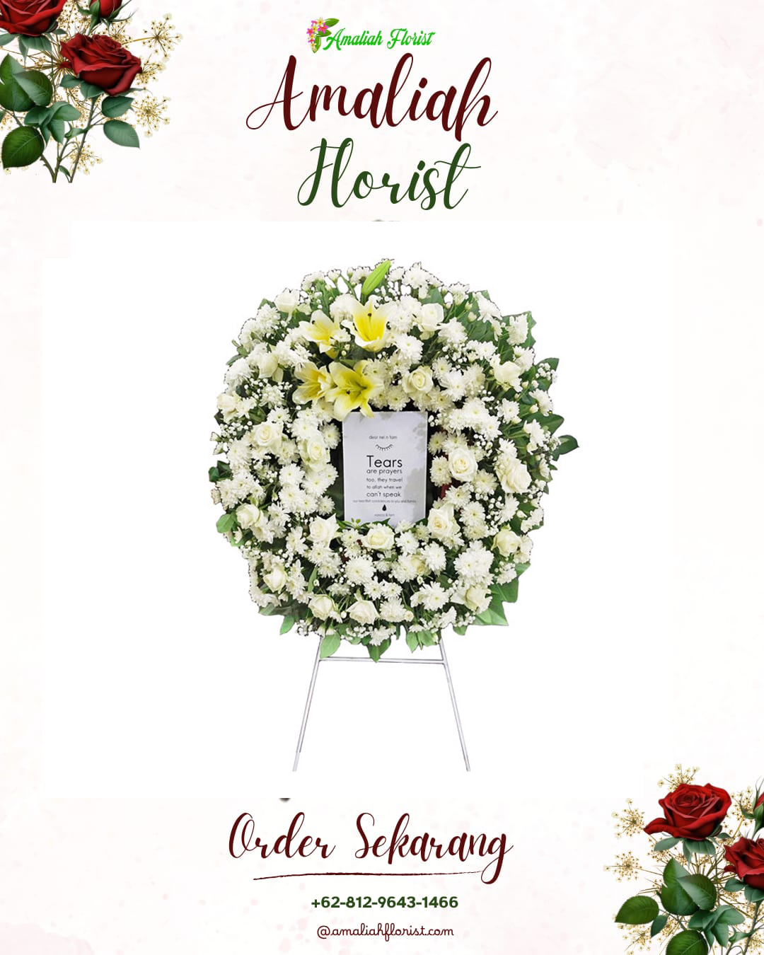 Krans Bunga Duka Karangjati